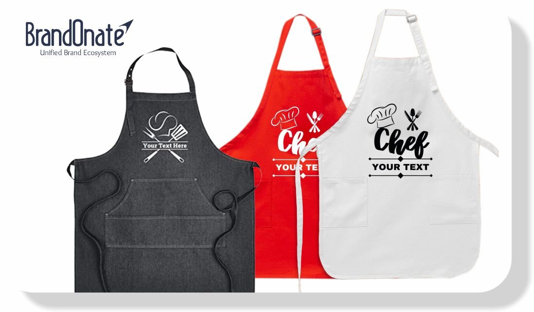 Restaurant Branding: Aprons, Napkins, Cutlery Wraps