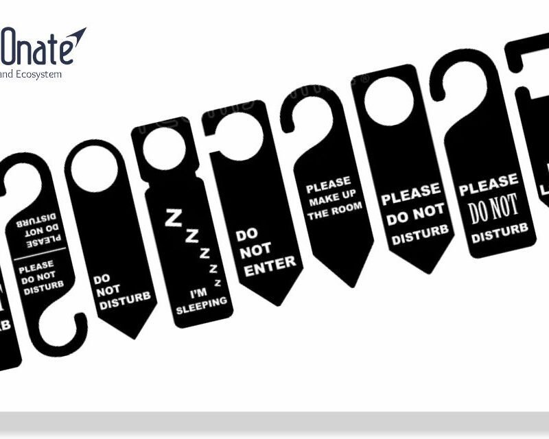 Door Hangers (“Do Not Disturb”/Custom Messages)