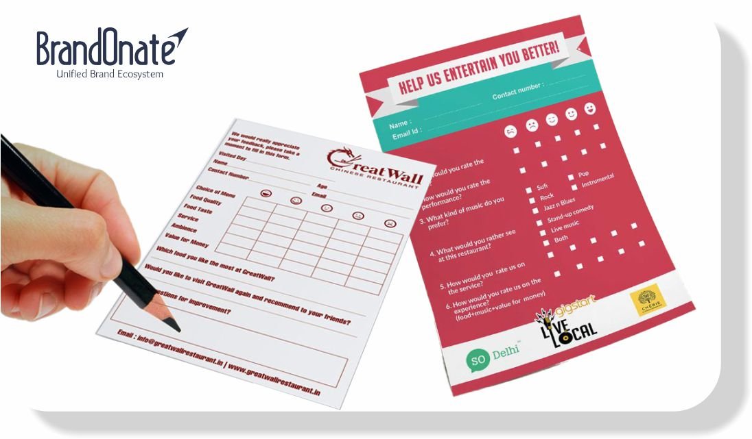 Guest Feedback Forms / Cards