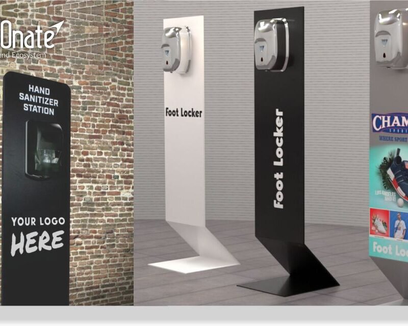 Sanitiser Stand Wraps & Branding